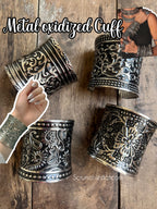 Metal oxidized cuff
