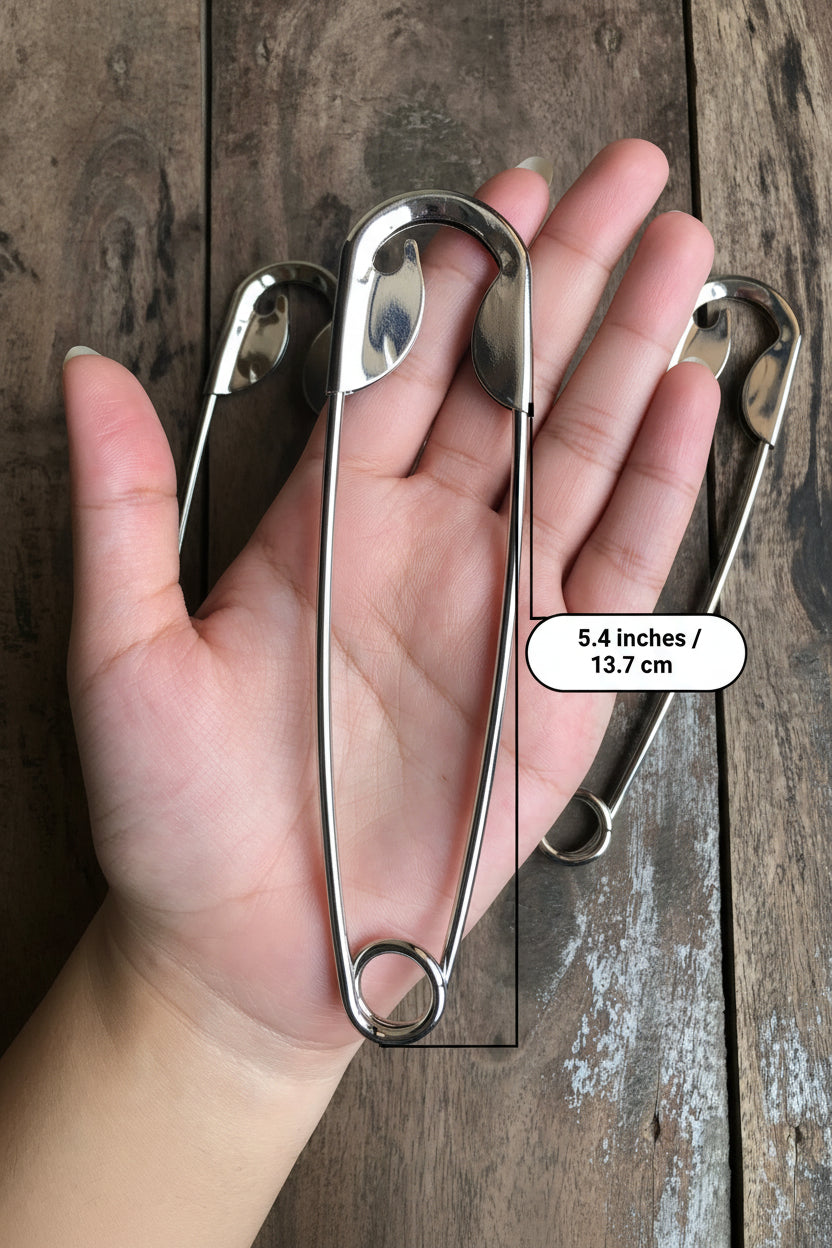 Safety Pin Hair Clip
