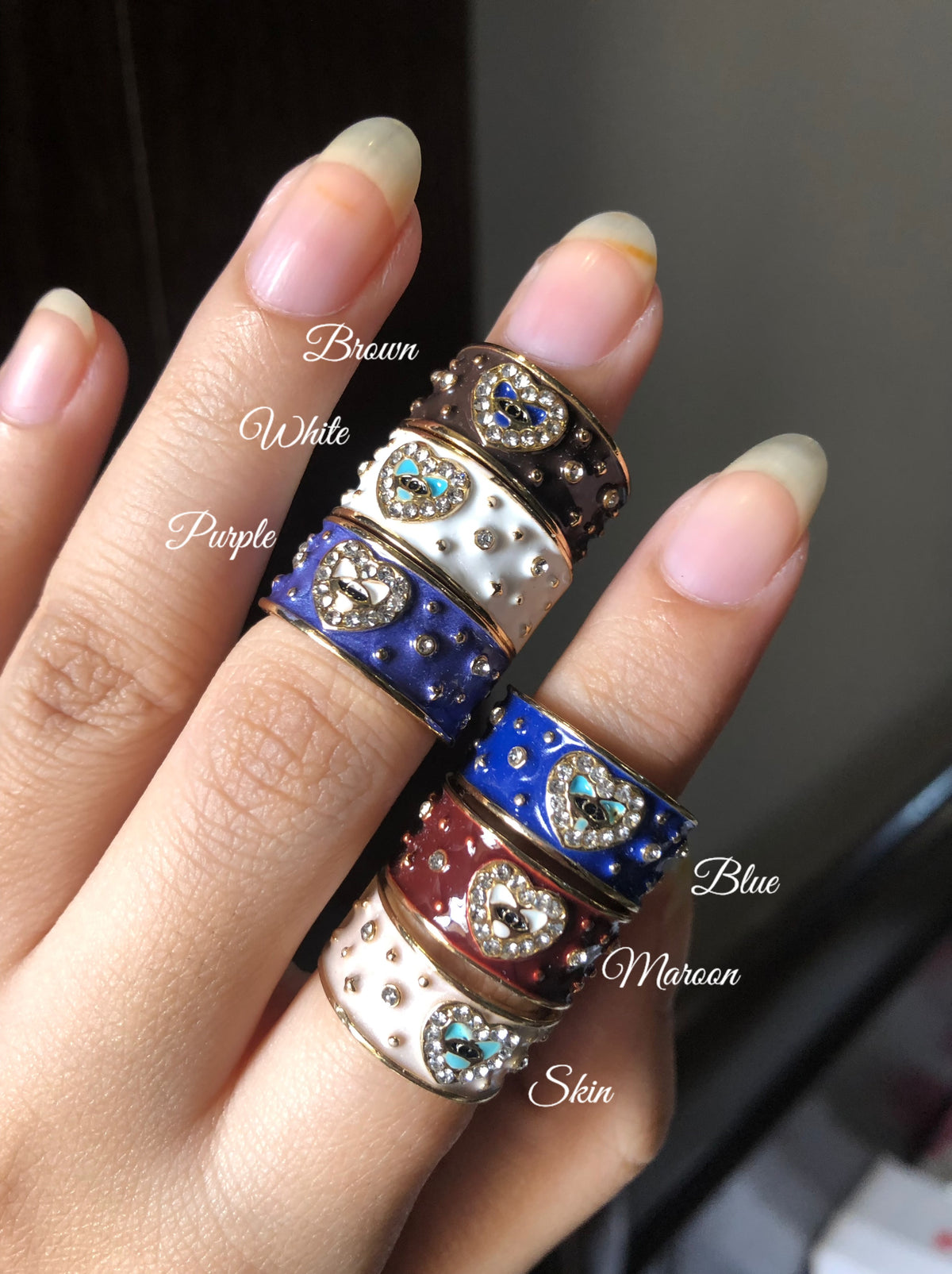 Enamel Rings