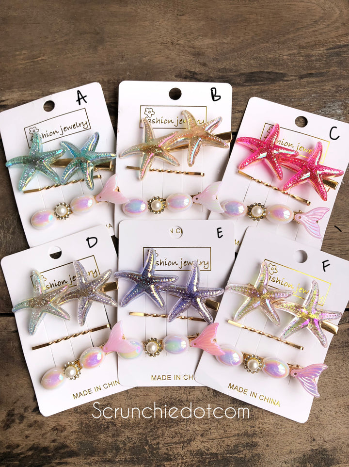 Starfish clips