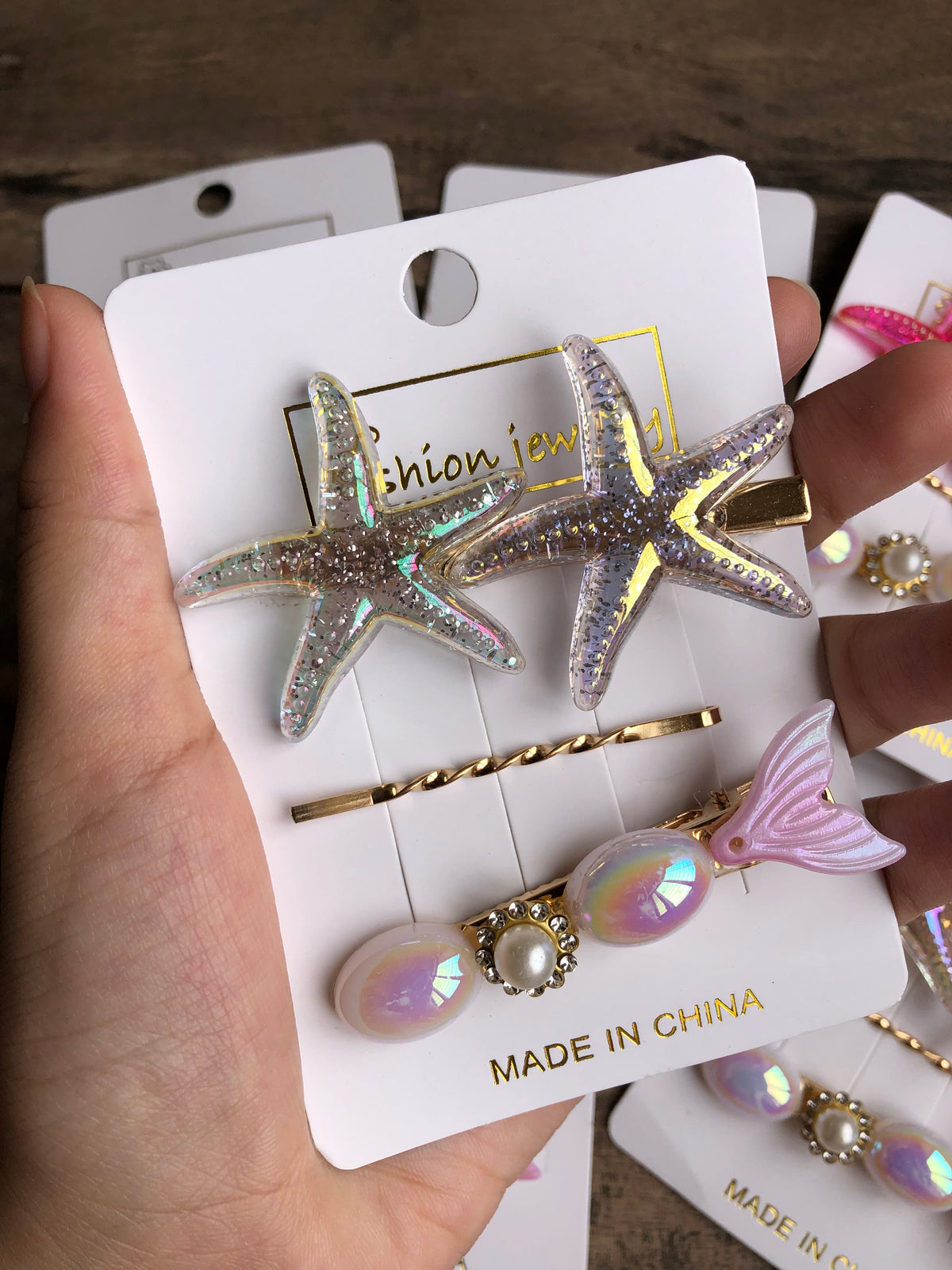 Starfish clips