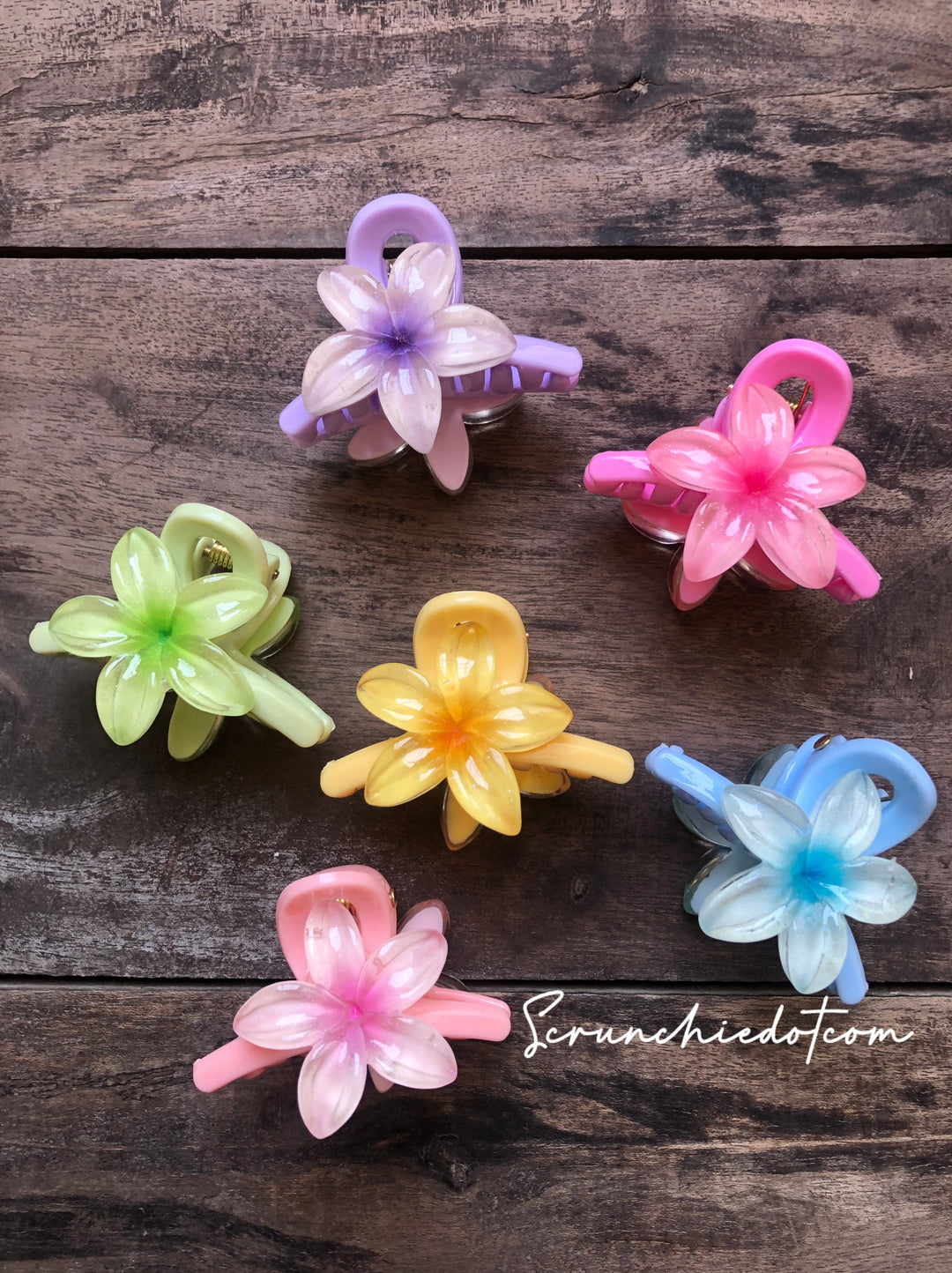 Mini flower clip