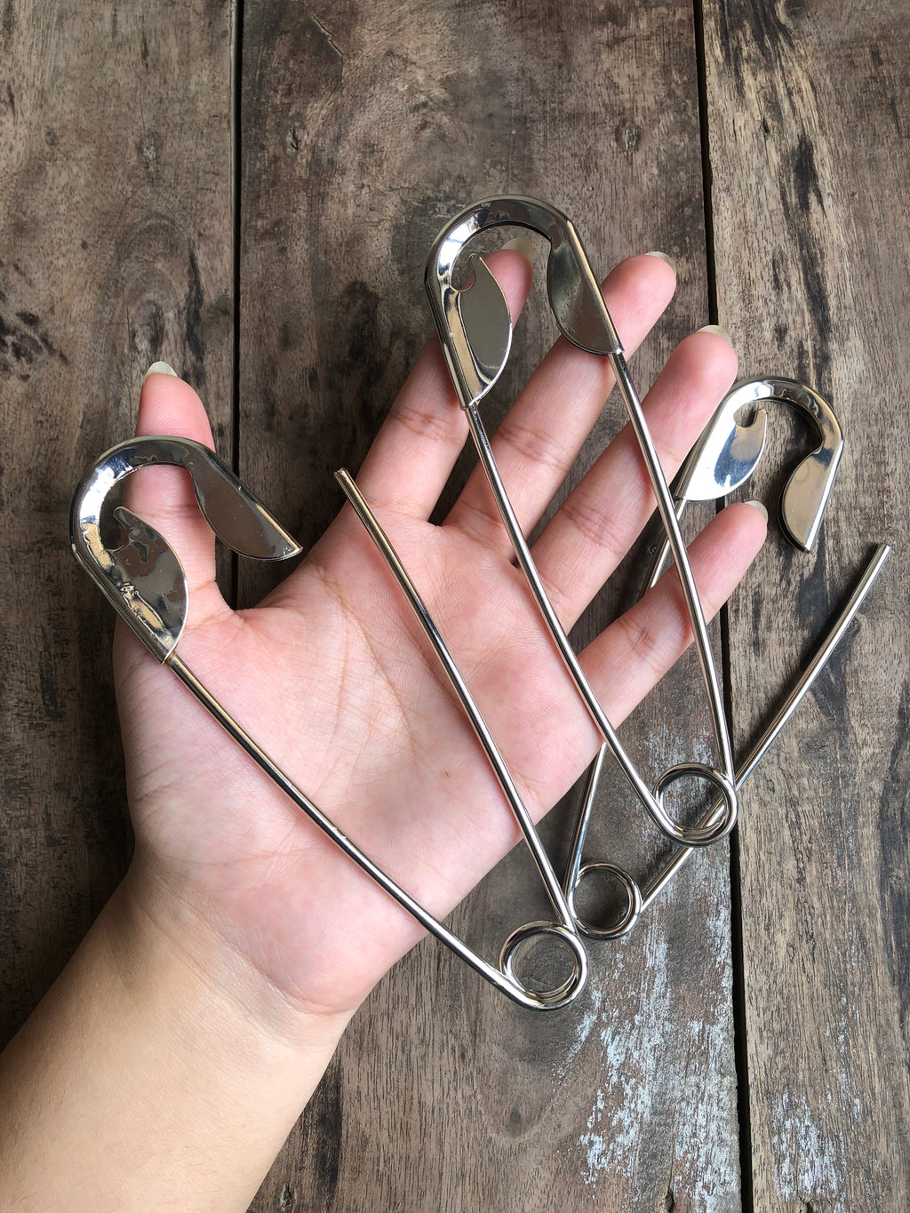 Safety Pin Hair Clip