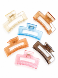 Clear Rectangle Clawclip