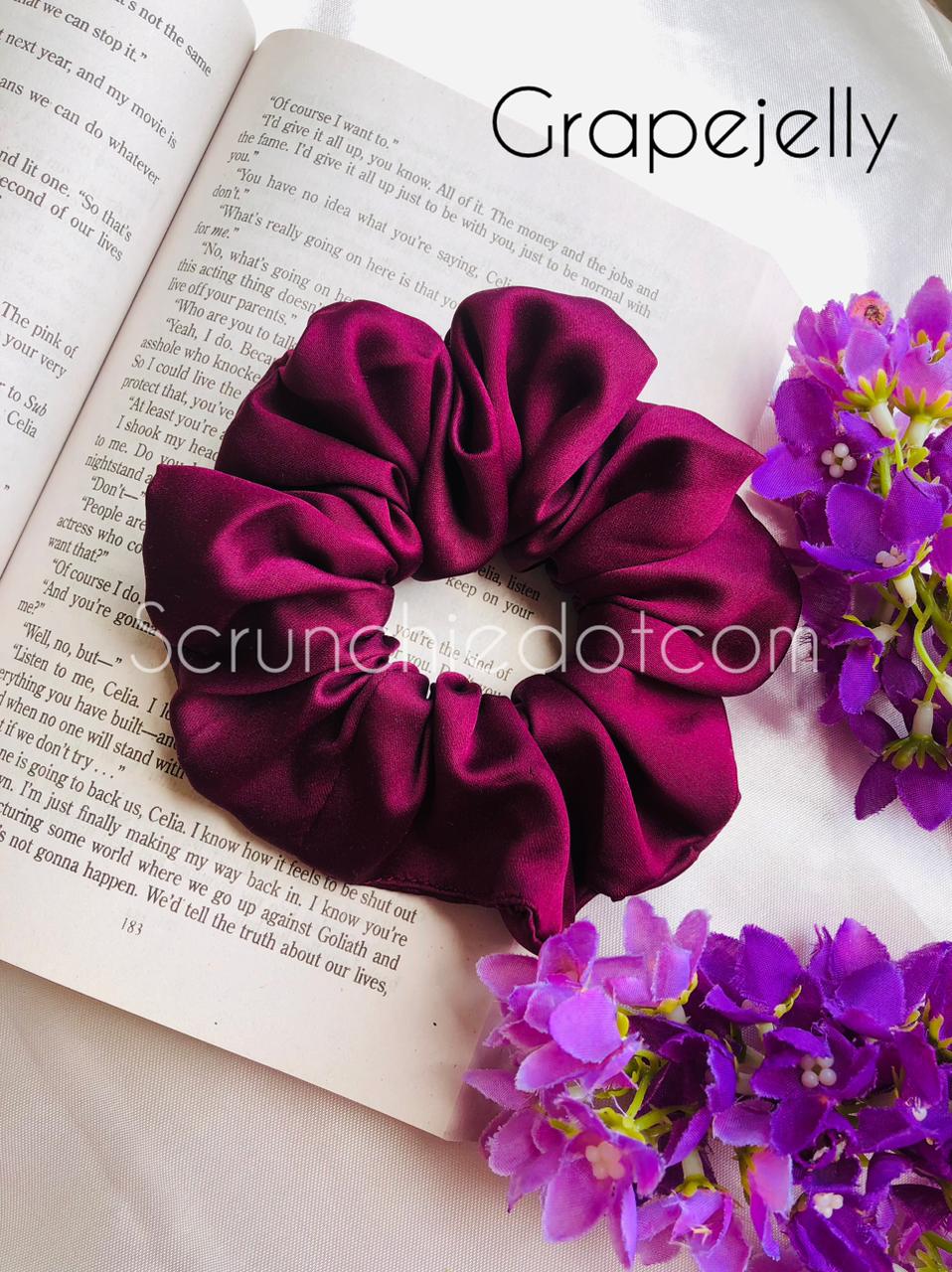 Grape jelly Scrunchie