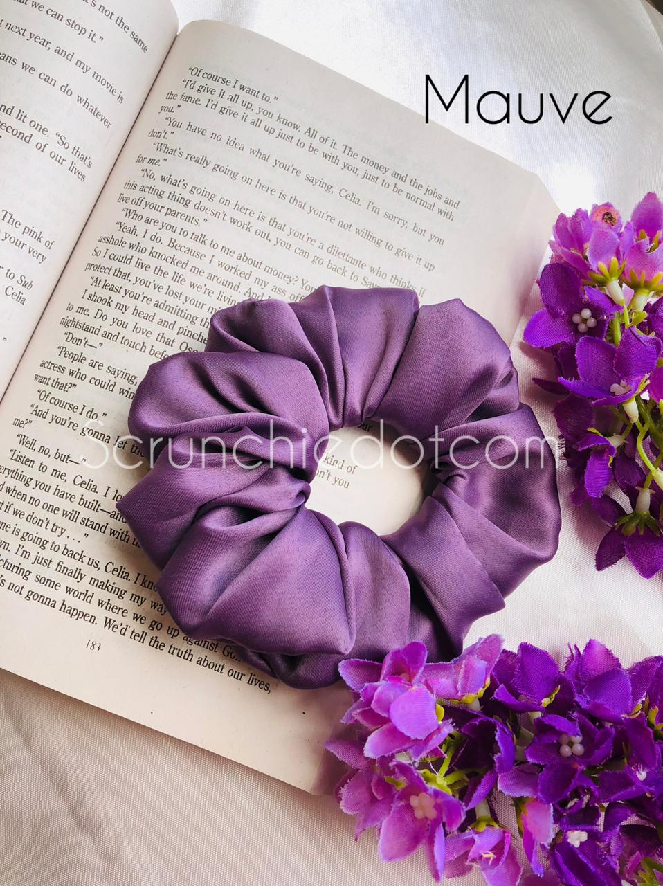 Mauve Scrunchie
