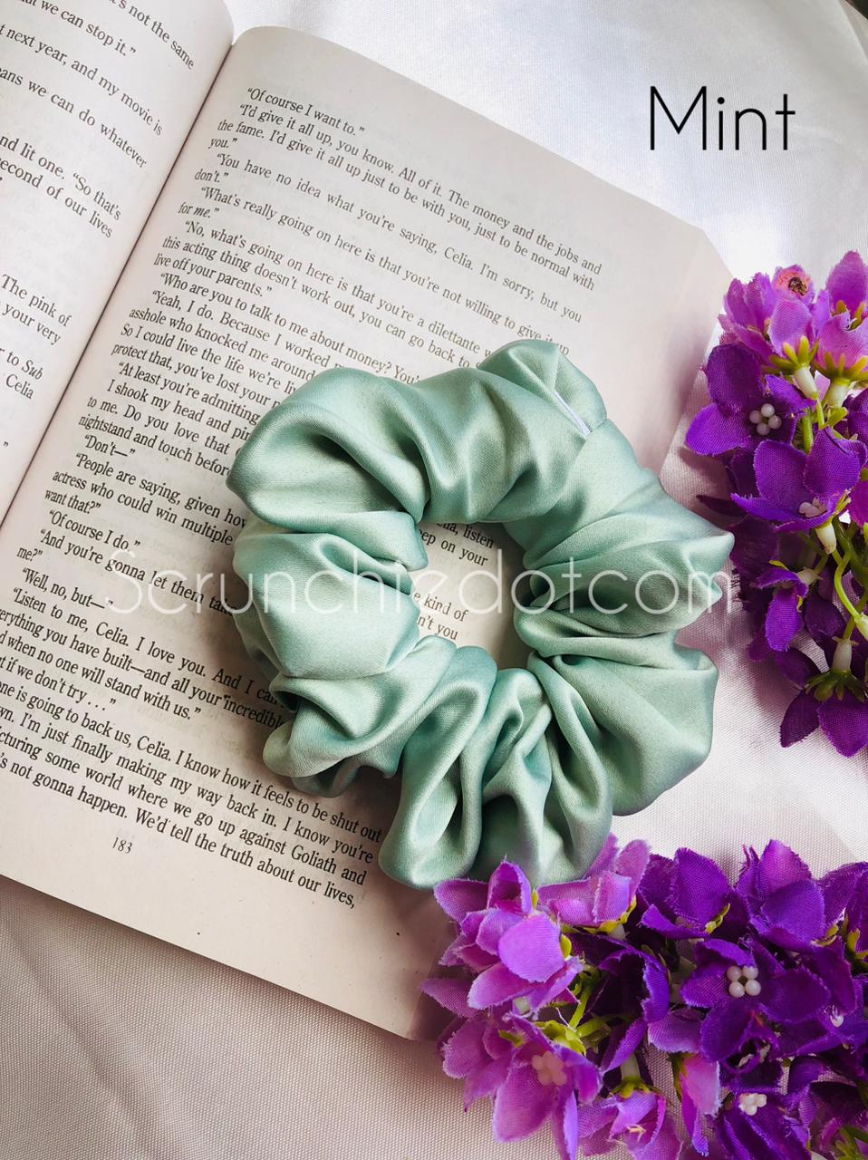 Mint Scrunchie