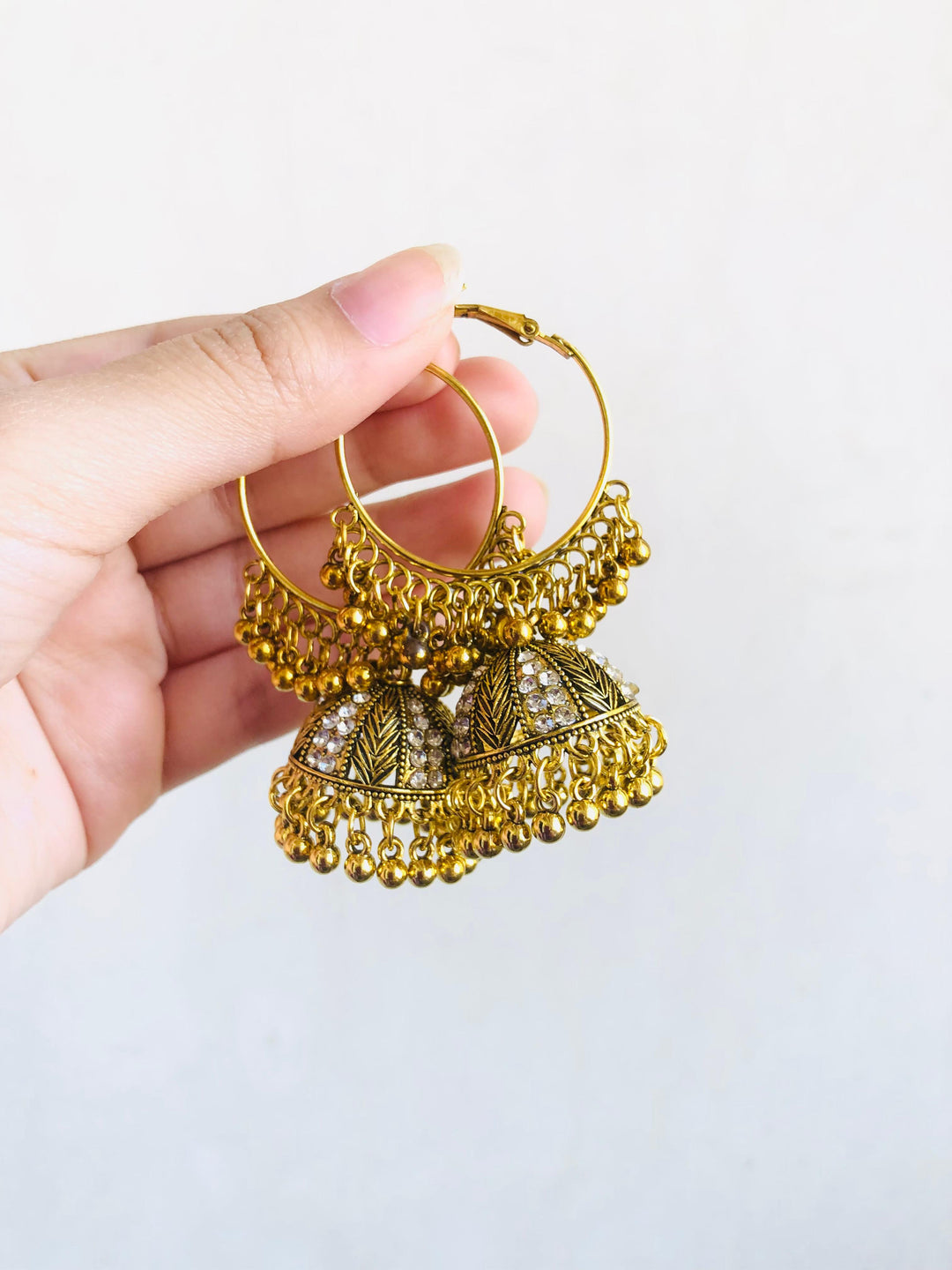 Golden chandbali