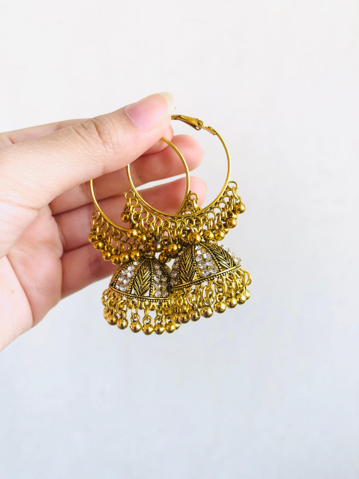 Golden chandbali