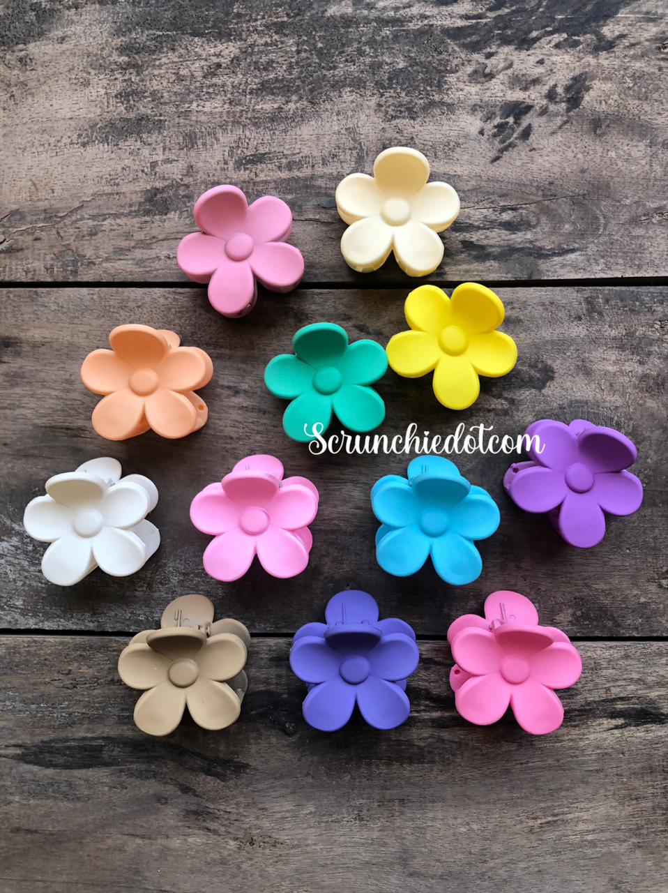 Floral clawclip