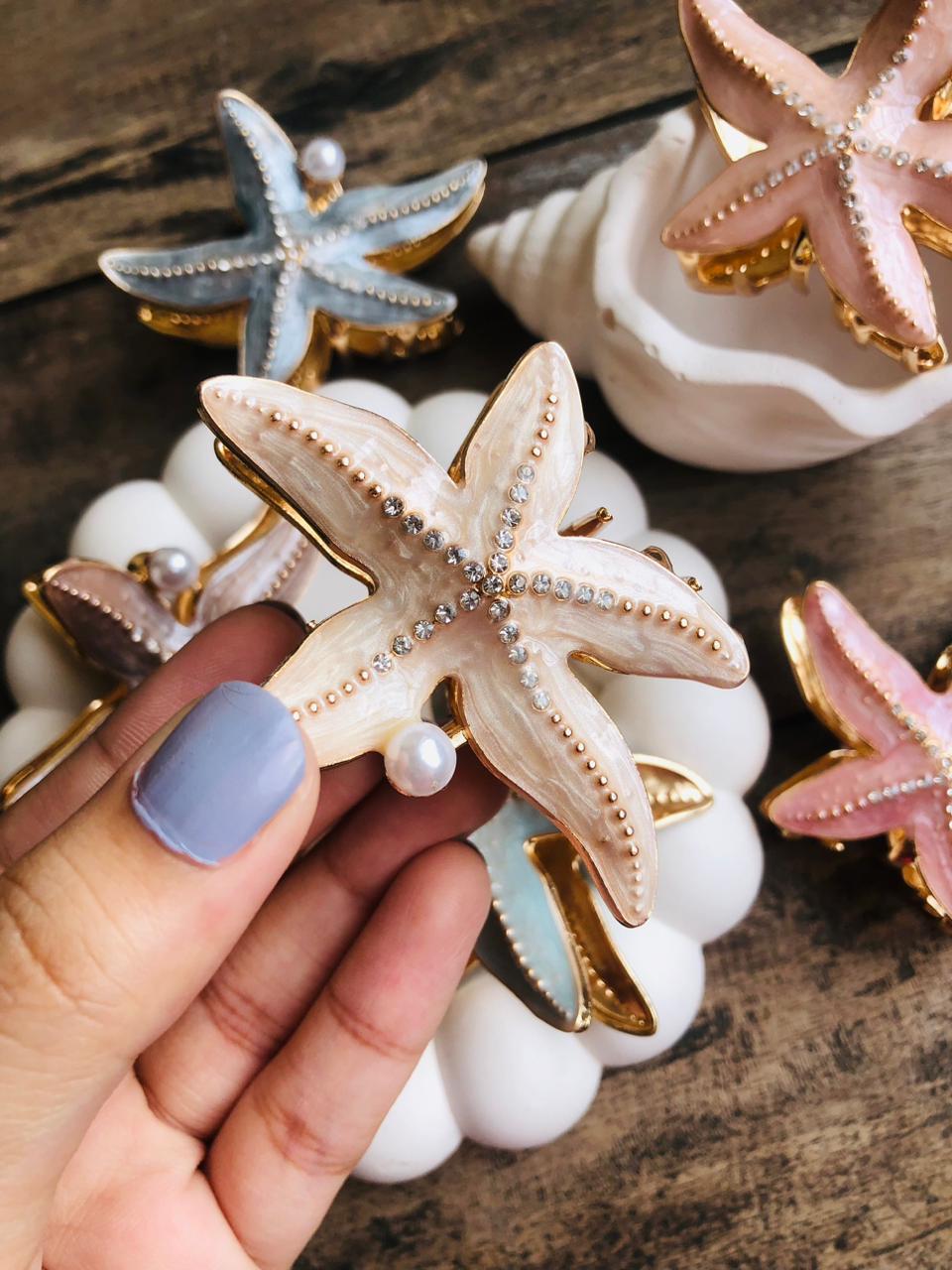 Starfish Metal Clawclip
