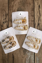 Pearl Barrettes